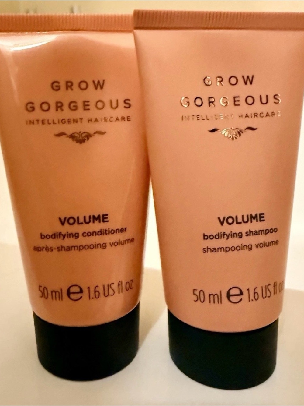 Grow Gorgeous Volume Bodifying Shampoo & Conditioner - travel size